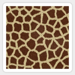 Giraffe Fur Sticker